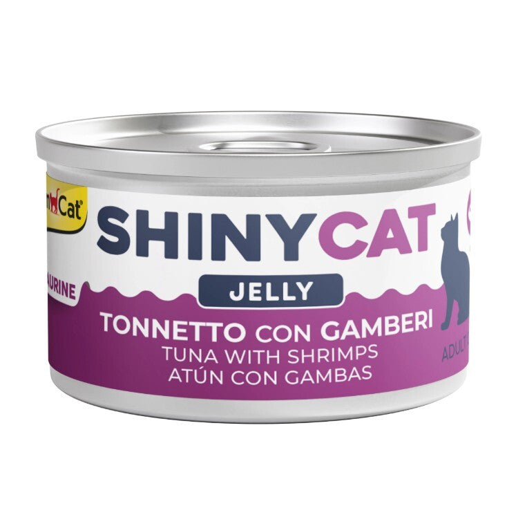 Gimcat Shinycat Sos İçinde Jelly Karidesli Ton Balığı Kedi Konserve Maması 70 GR | SRC: Barcode: 4002064413099